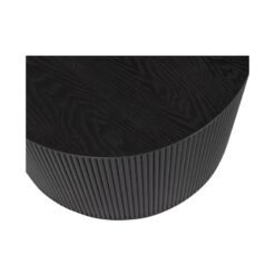 Sanne Bijzettafel Rond MDF Zwart 60cm