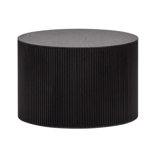 Sanne Bijzettafel Rond MDF Zwart 60cm