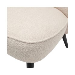 Sara Bankje Boucle Creme 110cm