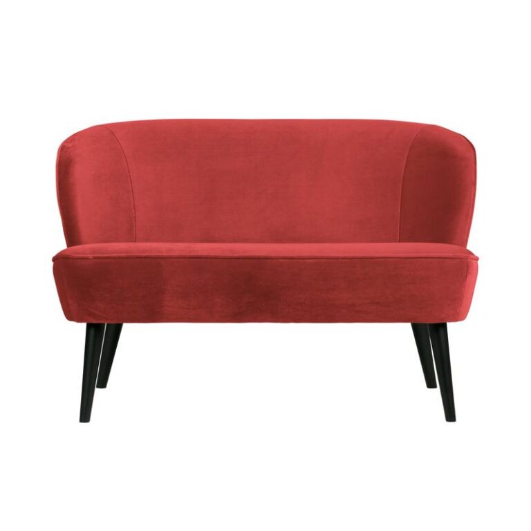 Sara Bankje Velvet Framboos 110cm