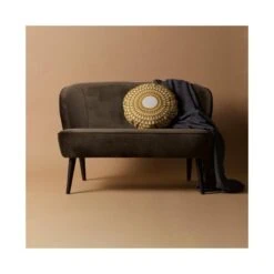 Sara Bankje Velvet Warm Groen 110cm