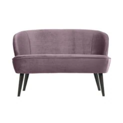 Sara Bankje Velvet Warm Lila 110cm