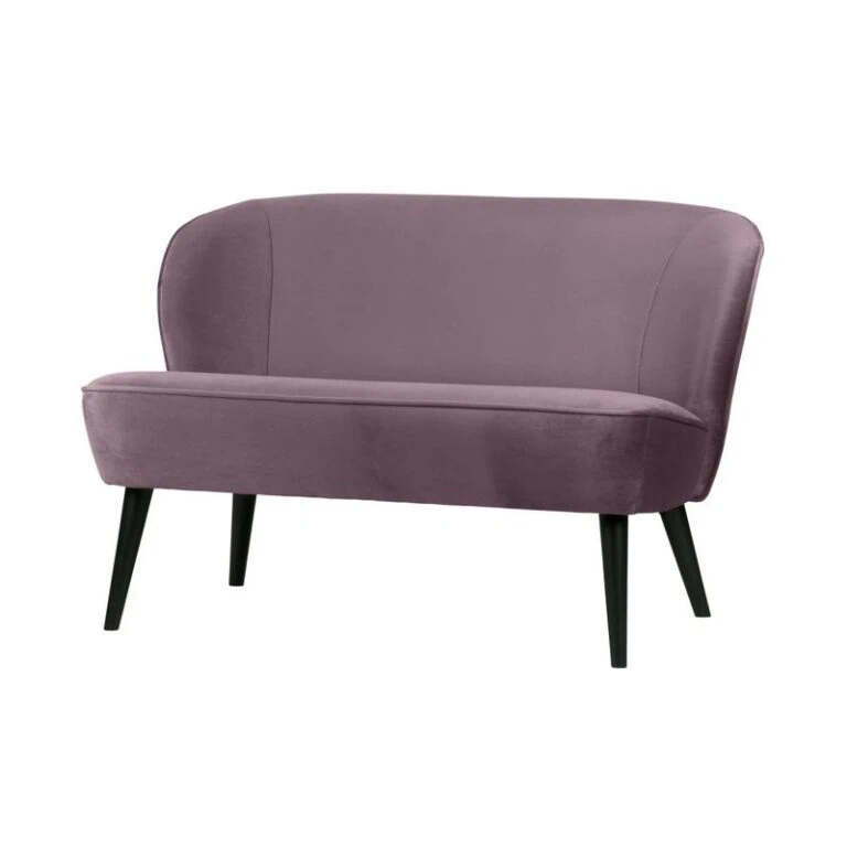 Sara Bankje Velvet Warm Lila 110cm