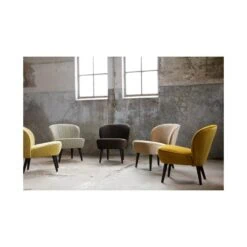 Sara Fauteuil Velvet Warm Groen