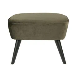 Sara Hocker Op Poten Velvet Warm Groen 56cm