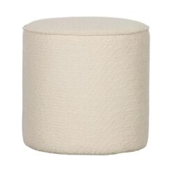 Sara Poef Hoog rond Boucle Creme 46cm
