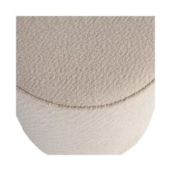 Sara Poef Hoog rond Boucle Creme 46cm