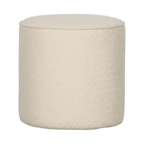 Sara Poef Hoog rond Boucle Creme 46cm