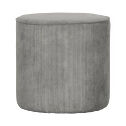 Sara Poef Hoog rond Ribstof Verweerd Groen 46cm