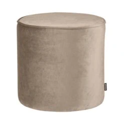 Sara Poef Hoog rond Velvet Khaki 46cm