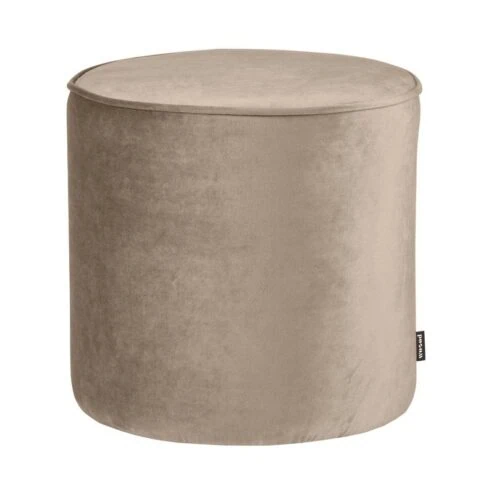 Sara Poef Hoog rond Velvet Khaki 46cm