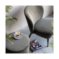 Sara Poef Hoog rond Velvet Warm Groen 46cm