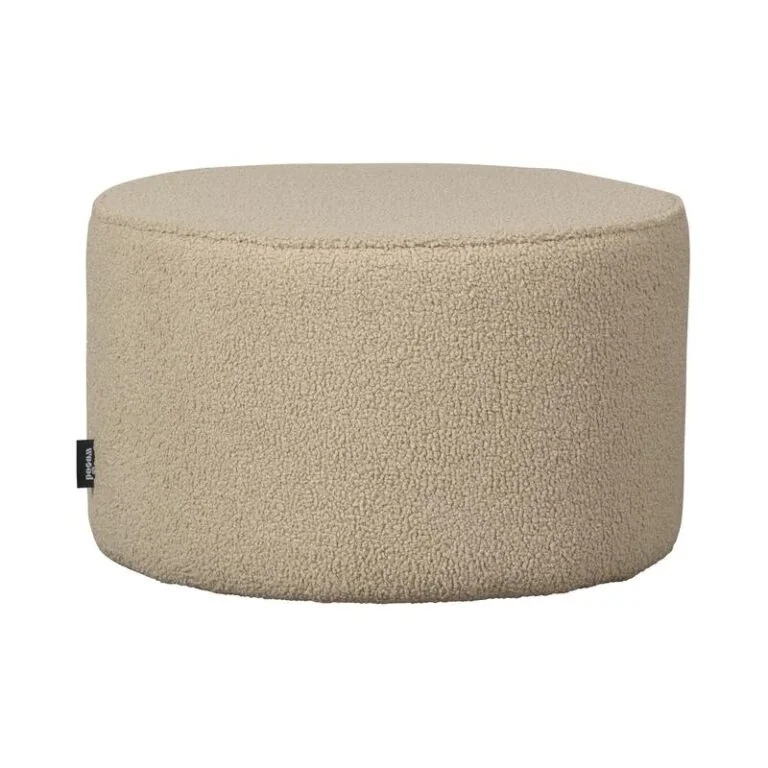 Sara Poef Laag rond Teddy Zand 36cm