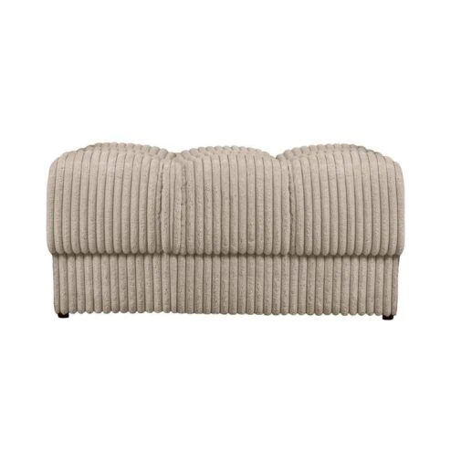 Second Date Hocker Ribstof Travertin 82cm