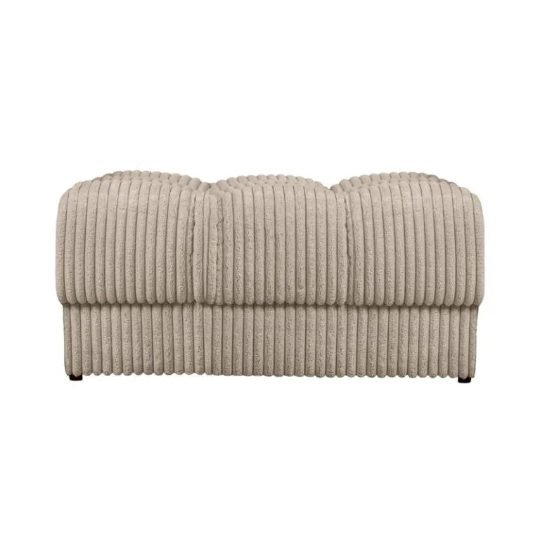 Second Date Hocker Ribstof Travertin 82cm