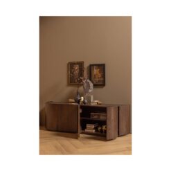 Sense Dressoir 4-Deurs Mangohout Walnoot 160cm