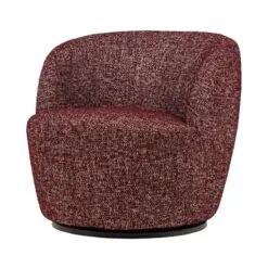 Serra Draaifauteuil Bordeauxrood Melange