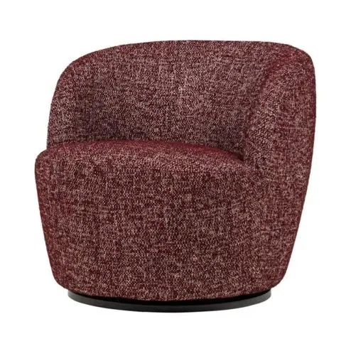 Serra Draaifauteuil Bordeauxrood Melange