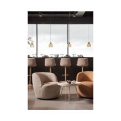 Serra Draaifauteuil Geweven Stof Zand