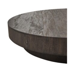 Shield Too Salontafel rond Donkerbruin 100cm