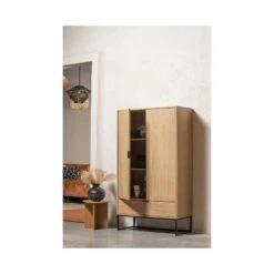 Silas Wandkast 2-Deurs Eiken Decor 85cm