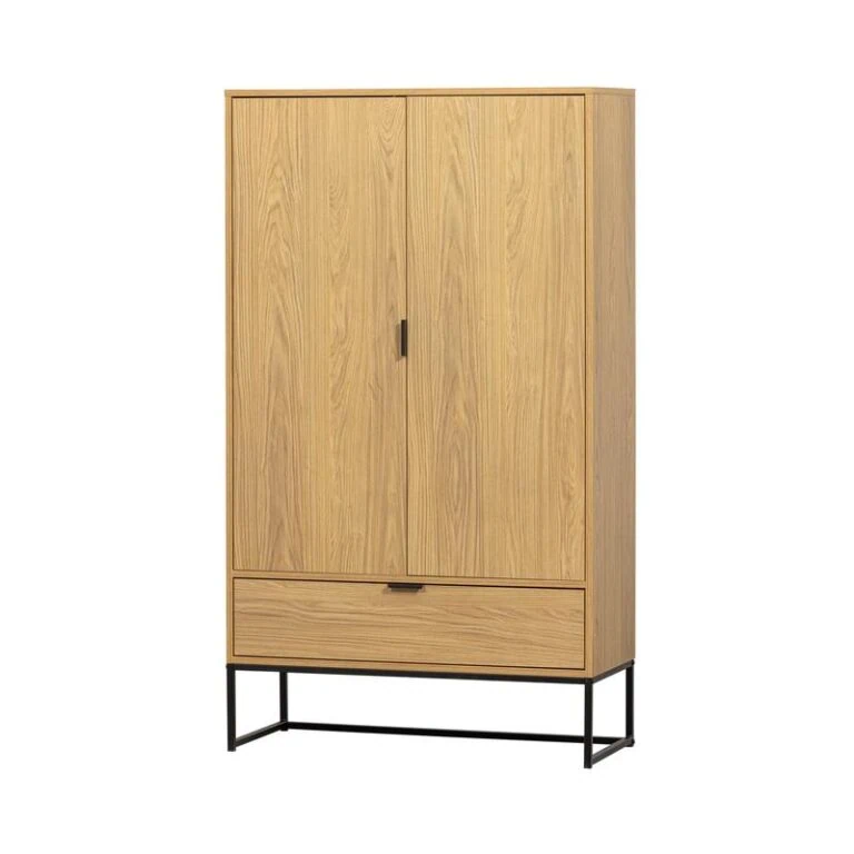 Silas Wandkast 2-Deurs Eiken Decor 85cm