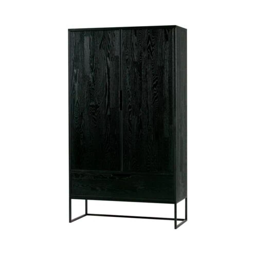 Silas Wandkast 2-Deurs Essen Blacknight 85cm
