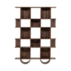 Sinne Boekenkast Mangohout Walnoot 130cm