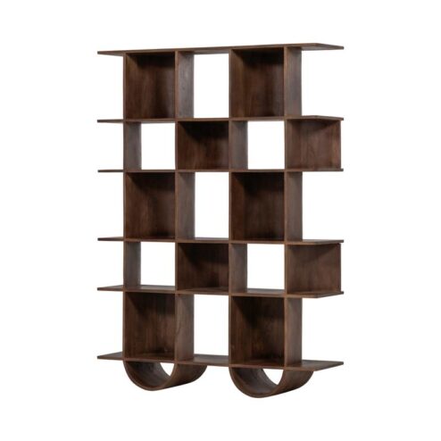 Sinne Boekenkast Mangohout Walnoot 130cm