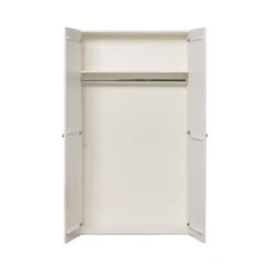 Sipke Kledingkast Grenen Wit 110cm