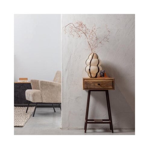 Skybox Sidetable Mangohout Naturel 40cm