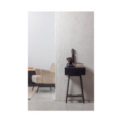 Skybox Sidetable Mangohout Zwart 40cm