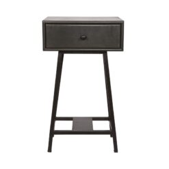 Skybox Sidetable Mangohout Zwart 40cm