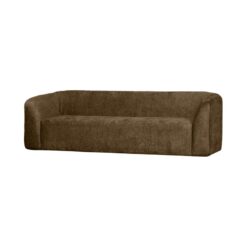 Sloping 3-Zits Bank Structure Velvet Brass 240cm