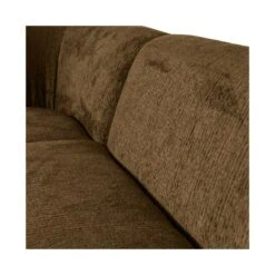 Sloping Hoekbank Links Structure Velvet Brass