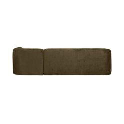 Sloping Hoekbank Rechts Structure Velvet Bonsai