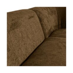 Sloping Hoekbank Rechts Structure Velvet Brass