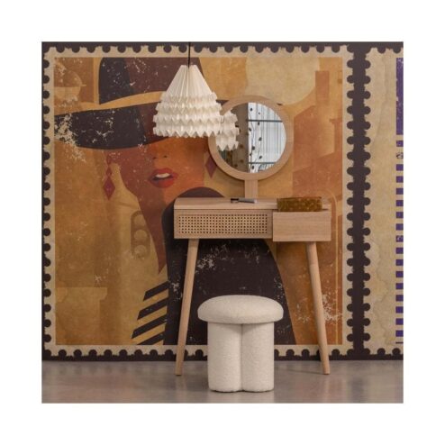 Soof Kaptafel Hout Naturel 70cm