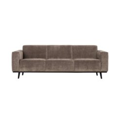 Statement 3-Zits Bank Ribstof Taupe 230cm
