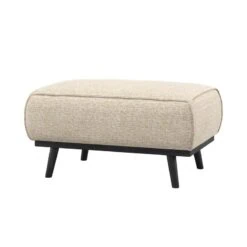 Statement Hocker Beige Melange 80cm