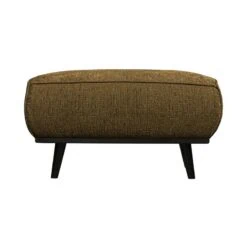 Statement Hocker Structure Velvet Brass 80cm