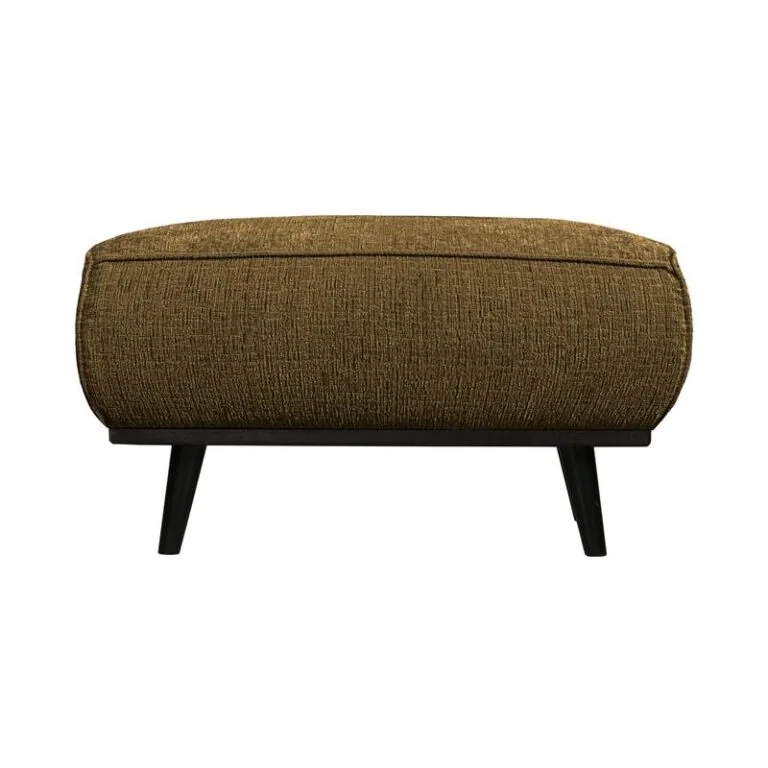 Statement Hocker Structure Velvet Brass 80cm