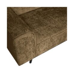 Statement Hoekbank Rechts Structure Velvet Brass