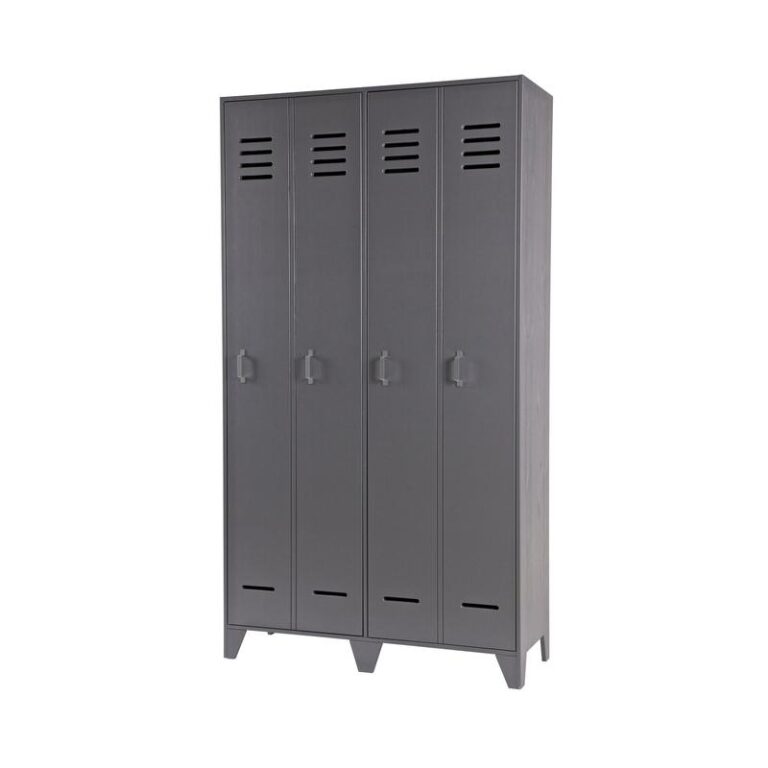 Stijn Lockerkast 2-Deurs Steel Grey 103cm