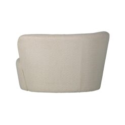 Stone Bankje Links Boucle Creme 112cm