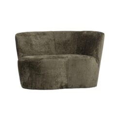 Stone Bankje Rechts Warm Groen 112cm