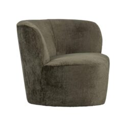 Stone Bankje Rechts Warm Groen 112cm