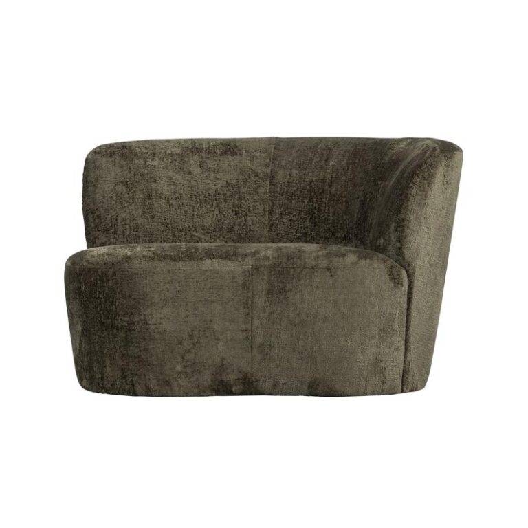 Stone Bankje Rechts Warm Groen 112cm