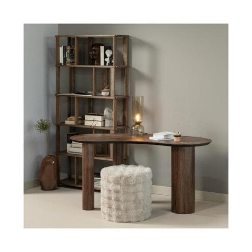 Sun Sidetable organisch Teak Bruin 150cm