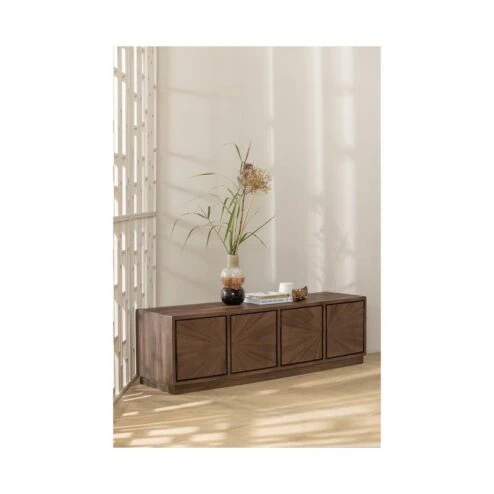 Sun Tv Meubel Teak Bruin 150cm